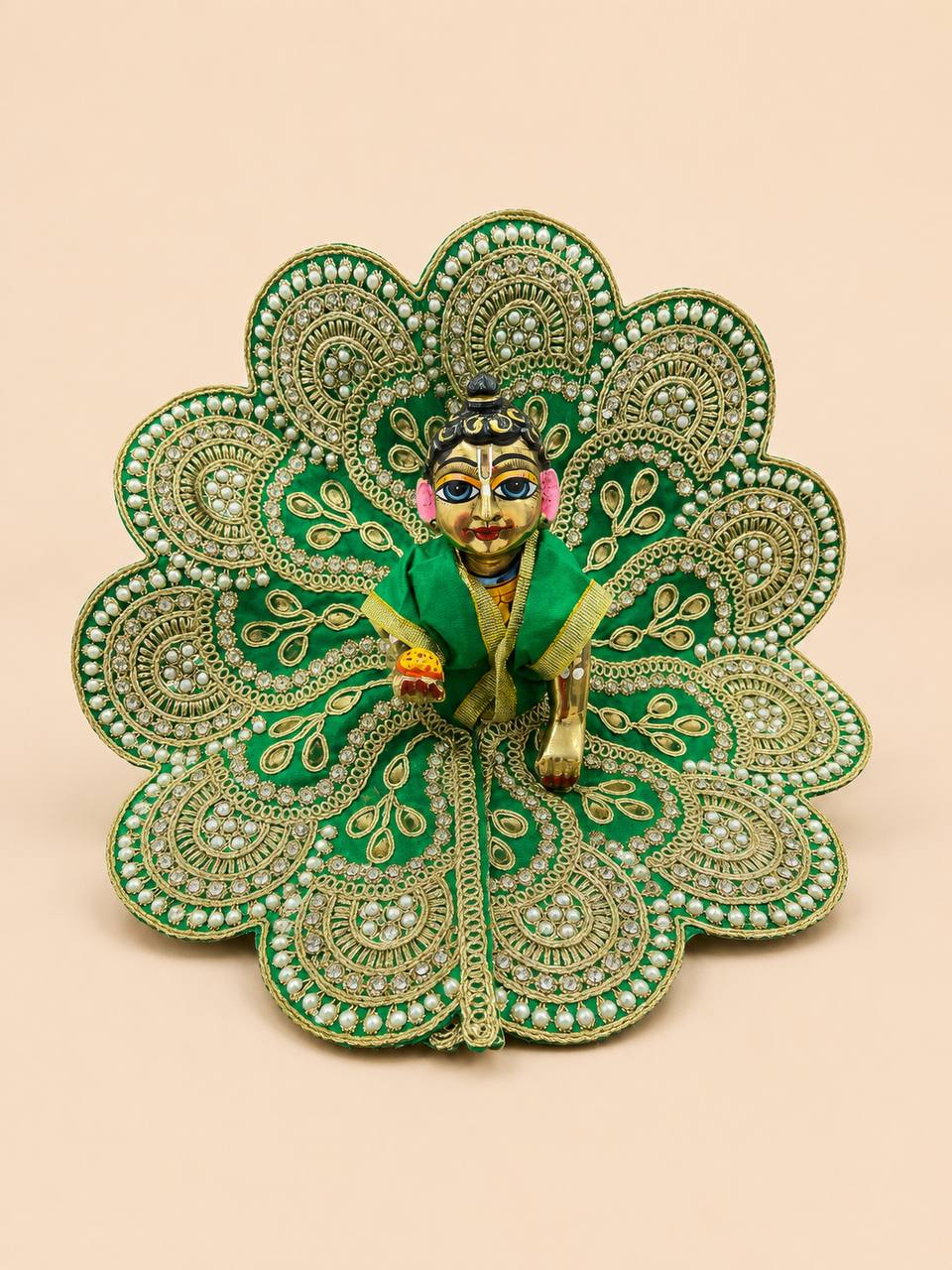 Divine Yellow Poshak for Laddu Gopal Shringar & Pooja