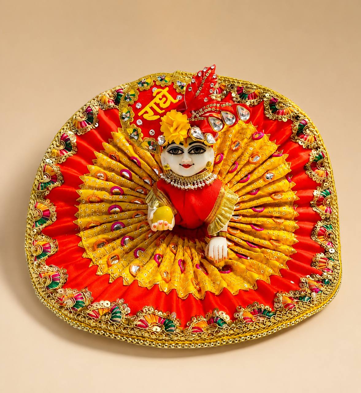 Radha Poshak Laddu Gopal Bal Gopal Shringar Dress Kanha Ji