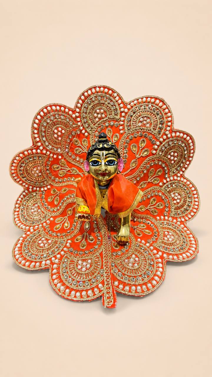 Divine Yellow Poshak for Laddu Gopal Shringar & Pooja