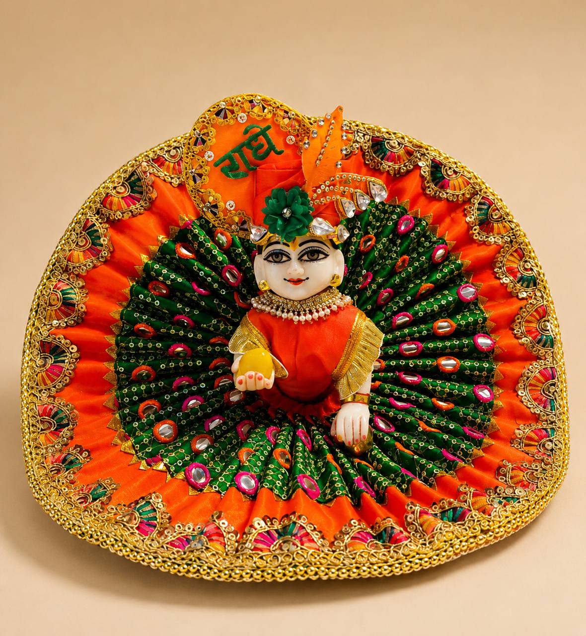 Radha Poshak Laddu Gopal Bal Gopal Shringar Dress Kanha Ji