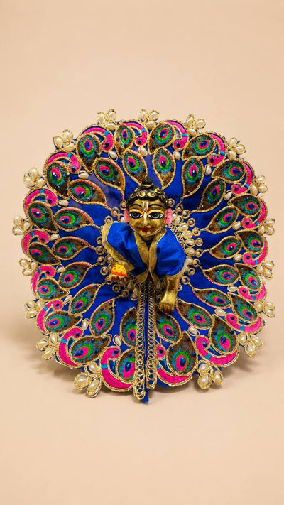 Divine Blue Poshak for Laddu Gopal Shringar