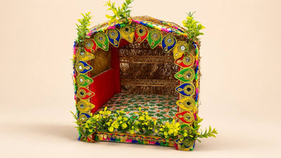 Khus Kutiya for Laddu Gopal Bal Gopal Kanha Ji Home Mandir