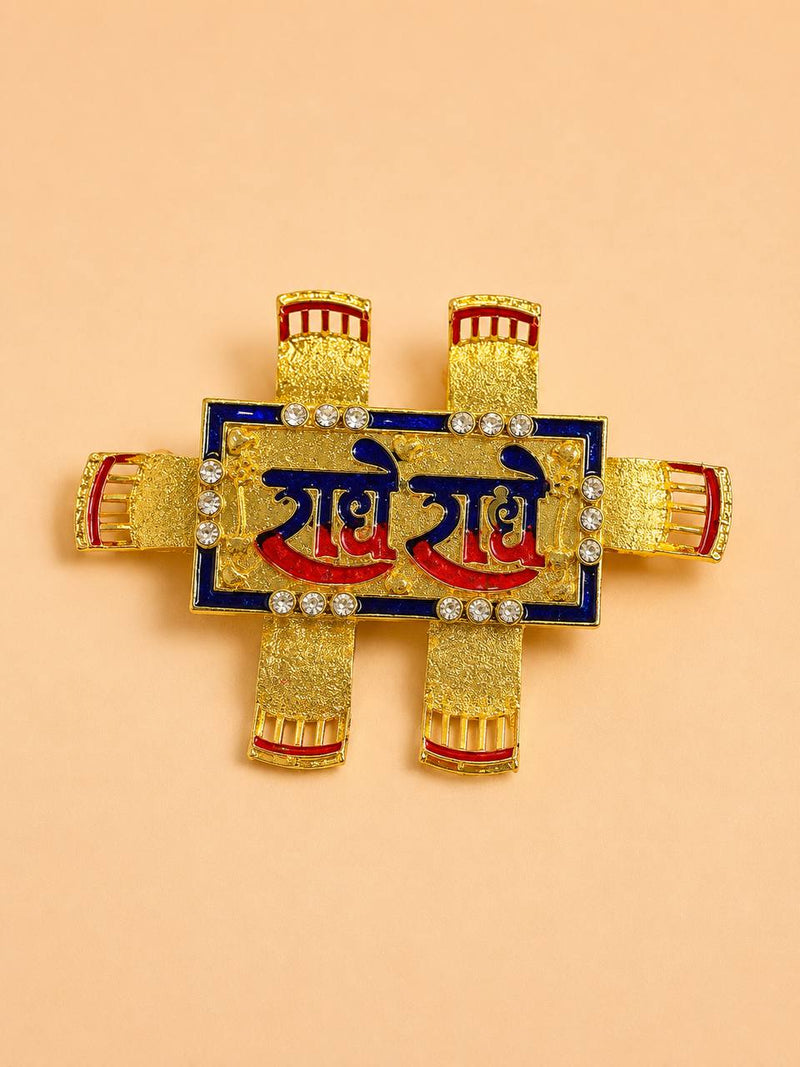 Radhe Radhe Dining Table Chair Set Laddu Gopal Krishna Mandir
