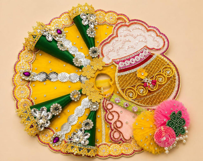 Divine Yellow Poshak for Laddu Gopal Shringar and Pooja