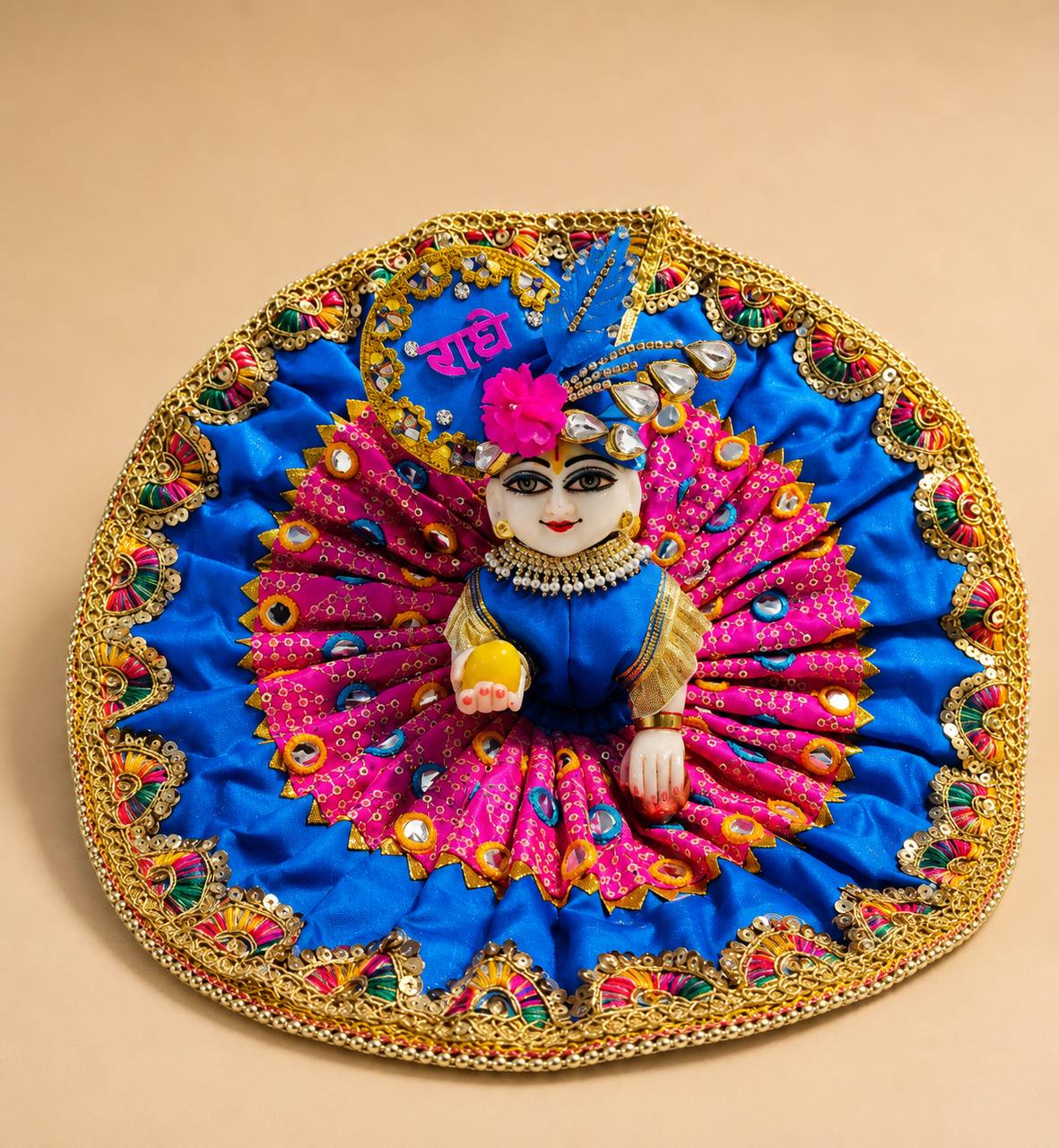 Radha Poshak Laddu Gopal Bal Gopal Shringar Dress Kanha Ji
