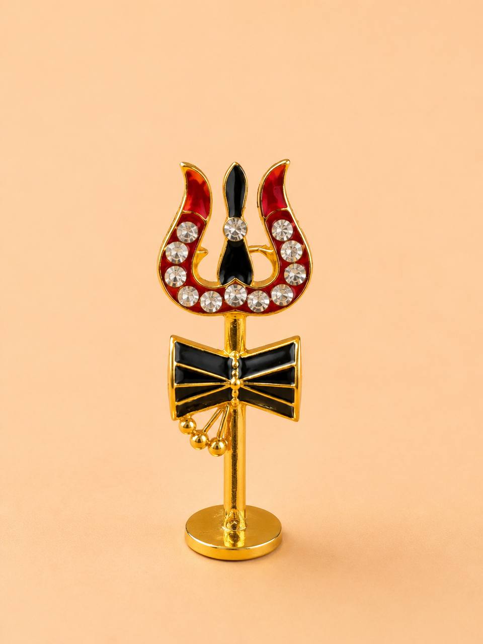 Decorative Trishul for Krishna Mandir Pooja Shringar Decor