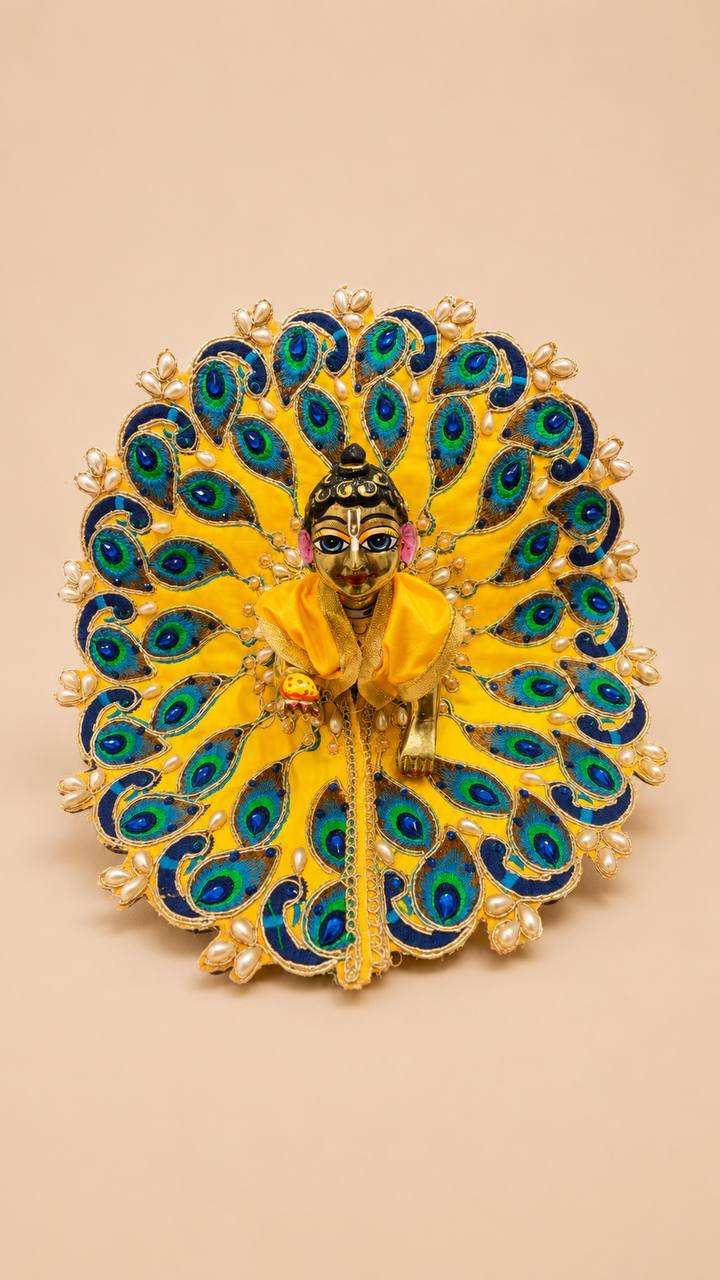 Divine Blue Poshak for Laddu Gopal Shringar