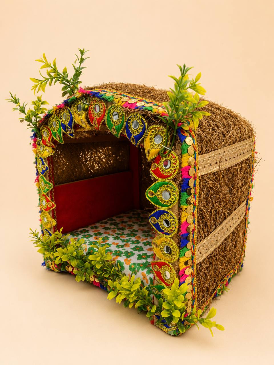 Khus Kutiya for Laddu Gopal Bal Gopal Kanha Ji Home Mandir