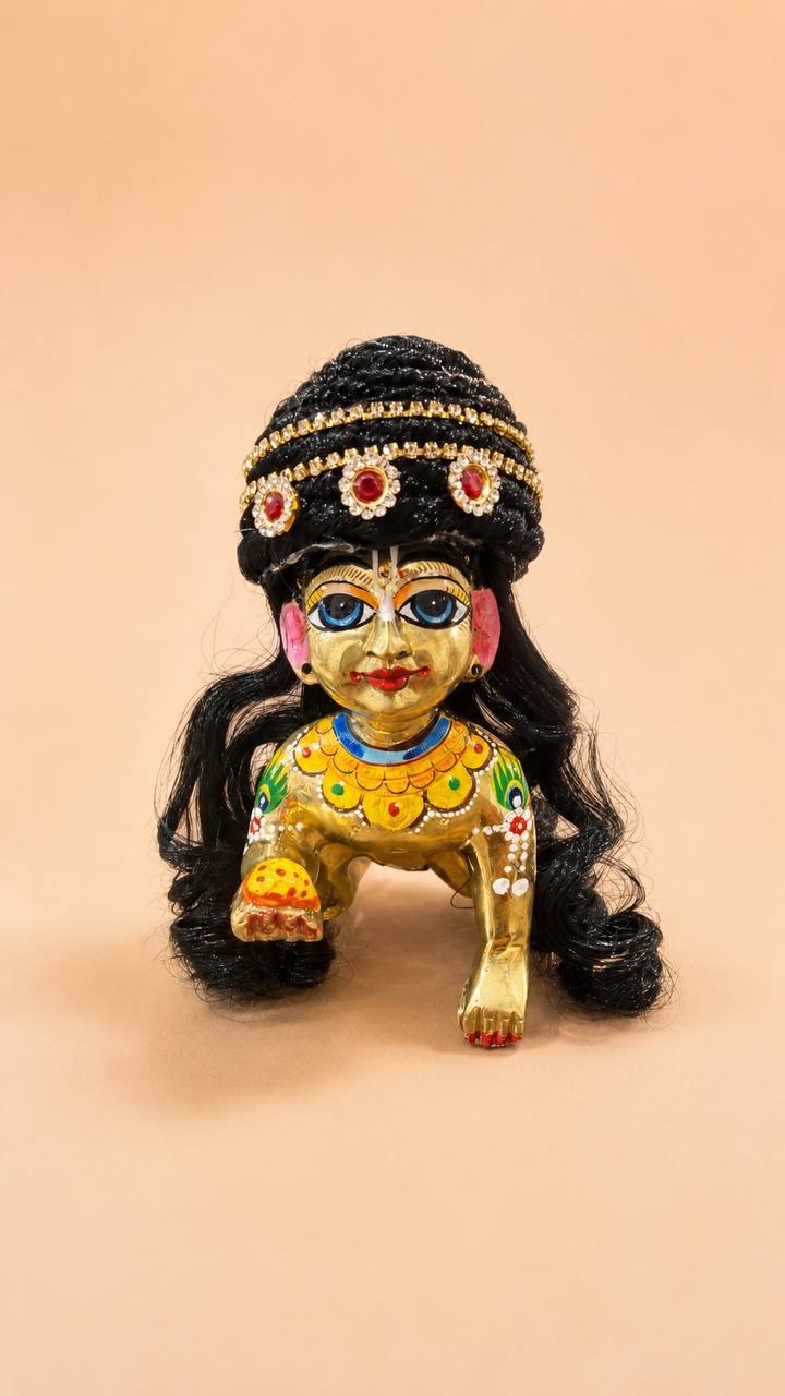 Elegant Hair Accessory for Laddu Gopal Shringar & Pooja