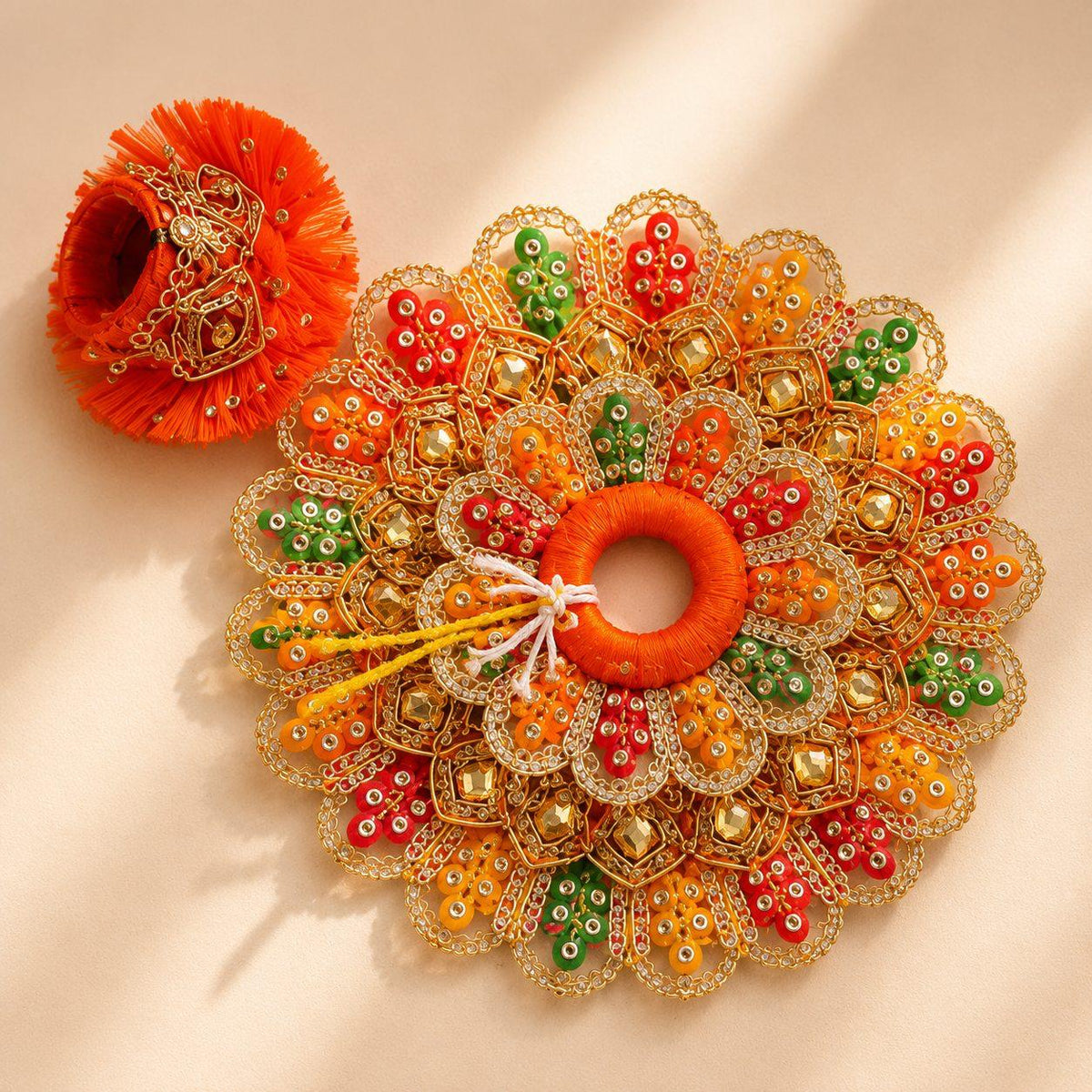 Elegant Pink Poshak for Laddu Gopal Shringar & Pooja