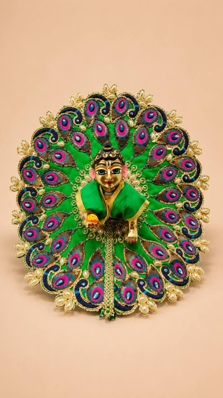 Divine Blue Poshak for Laddu Gopal Shringar