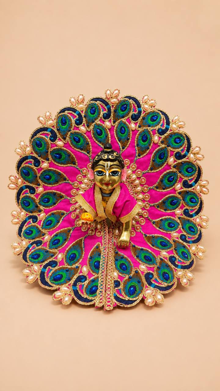 Divine Blue Poshak for Laddu Gopal Shringar