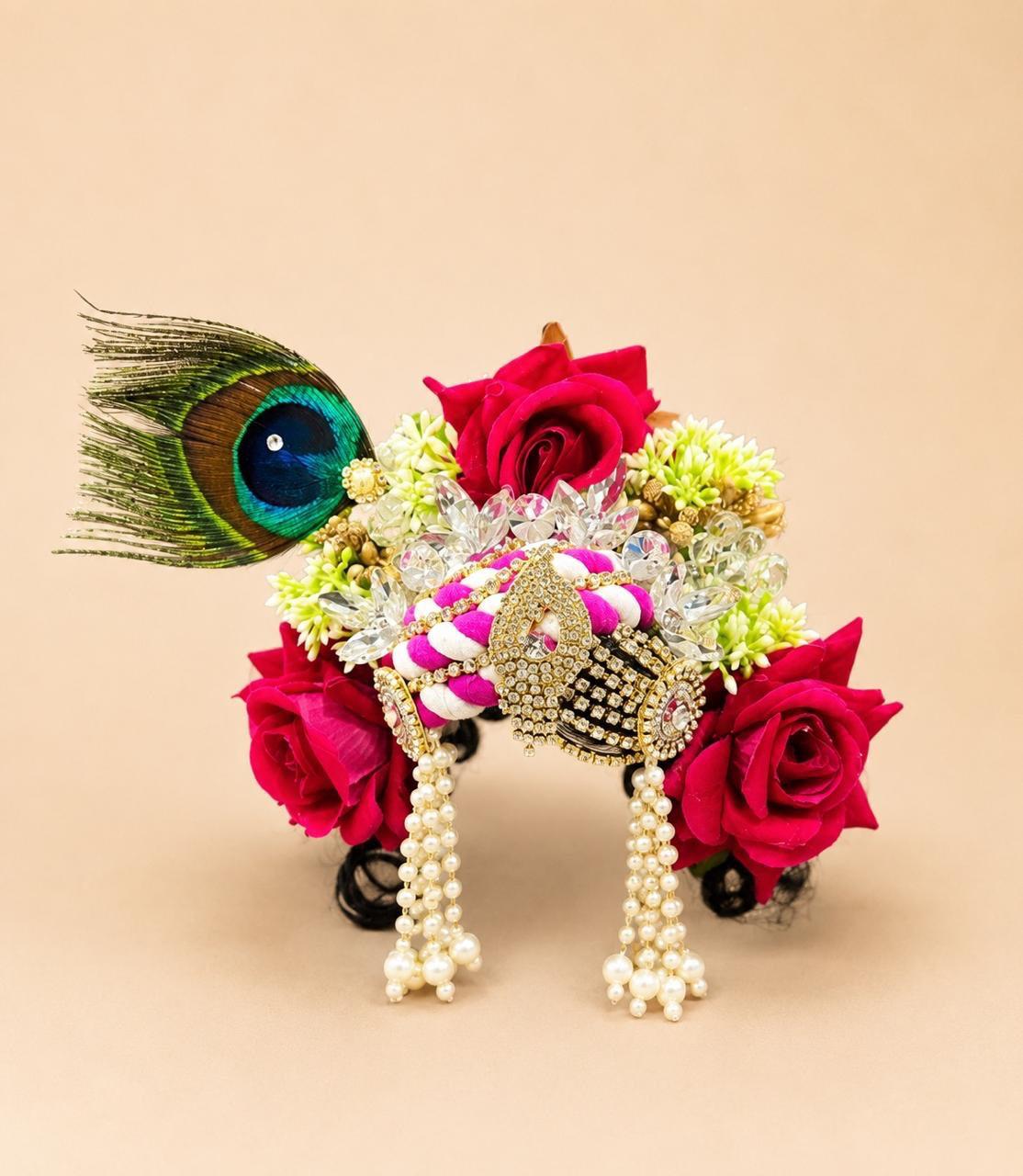 Divine Mukut for Laddu Gopal Shringar & Pooja Decor