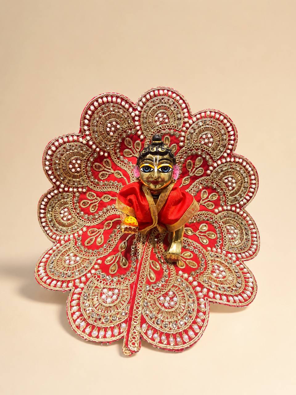 Divine Yellow Poshak for Laddu Gopal Shringar & Pooja