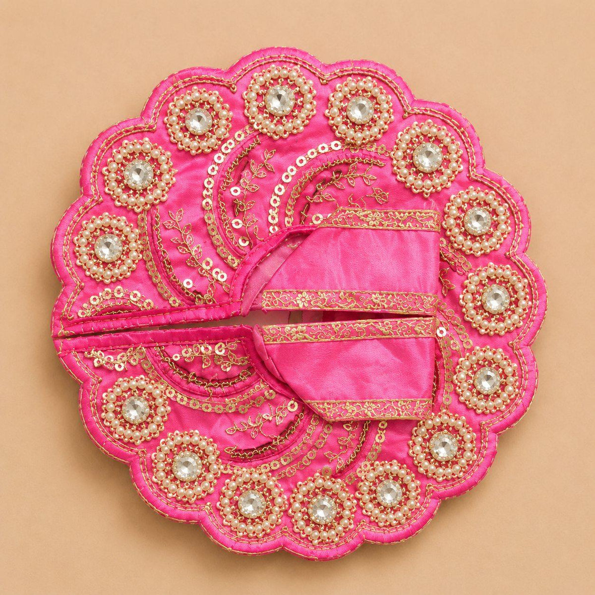 Divine Poshak for Laddu Gopal - Peacock Blue Shringar