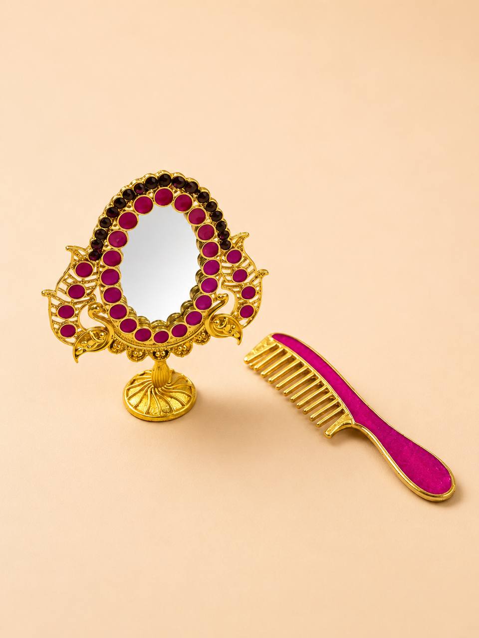Laddu Gopal Comb Mirror Set Shringar Kanha Ji Pooja Accessory