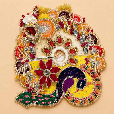 Elegant Yellow Poshak for Laddu Gopal Shringar and Pooja