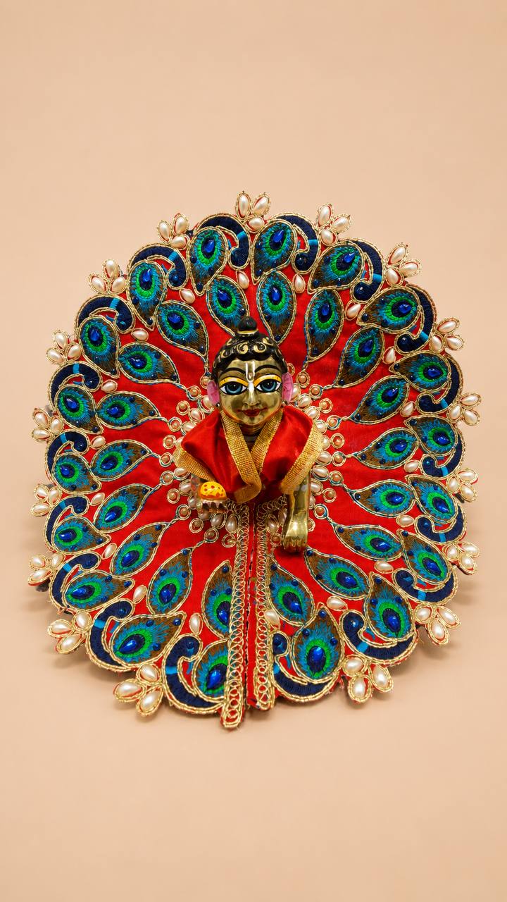 Divine Blue Poshak for Laddu Gopal Shringar