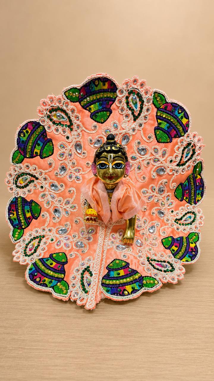 Laddu Gopal Yellow Poshak for Divine Shringar & Pooja